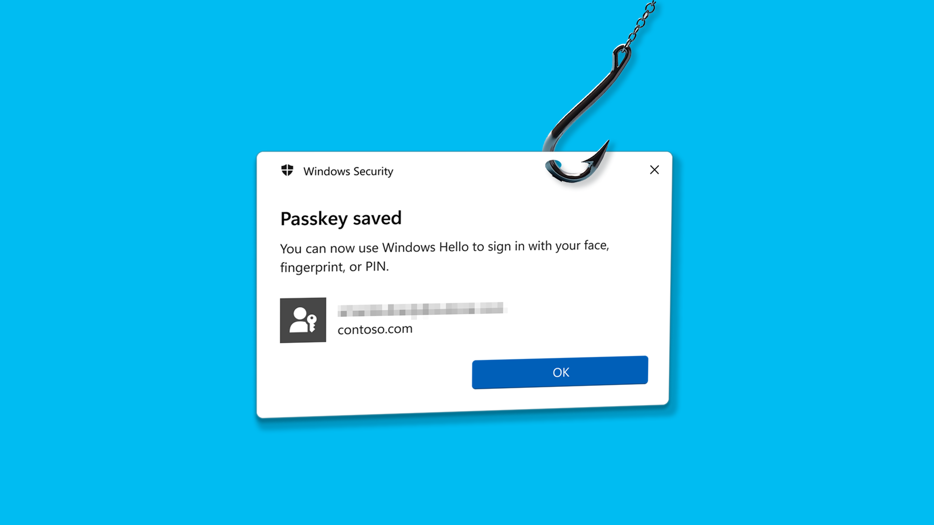 Law firm client's passkey being phished and stopped by IT First Responder