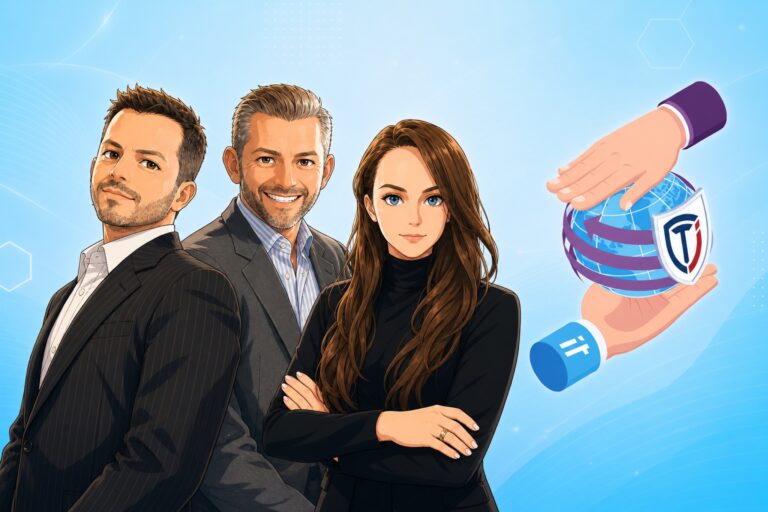 Anime Illustration Of It First Responder Leaders With The Cyber Threat Insure Partnership Graphic